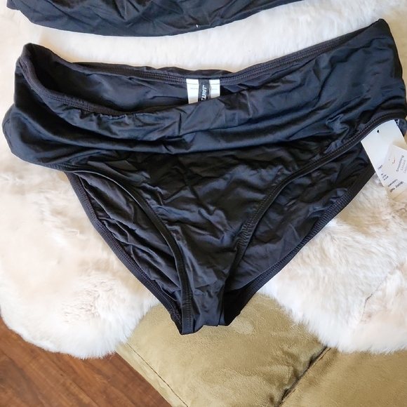 NWT Jantzen's Black Two Piece Swimsuit-Size 14 - Picture 2 of 5